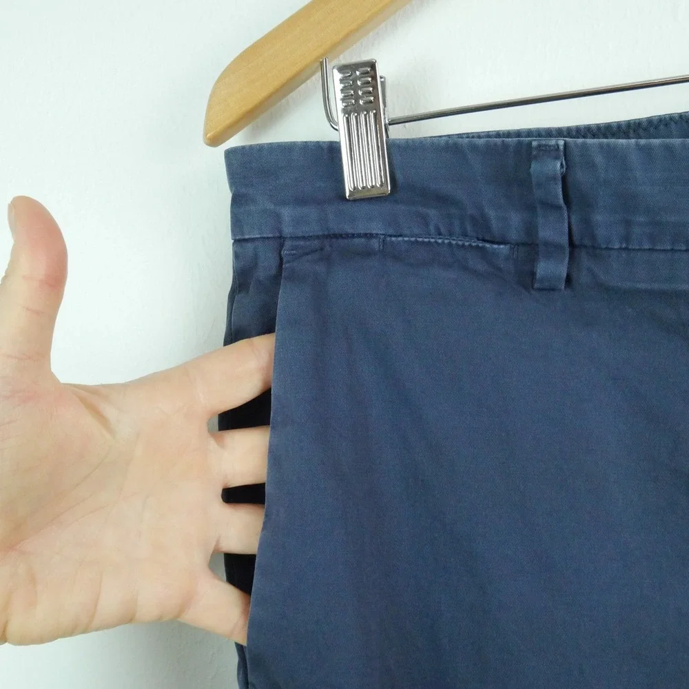 M Mason's Mens Navy Blue Chino Pants Italy Fits 36x31 Quiet Luxury Preppy